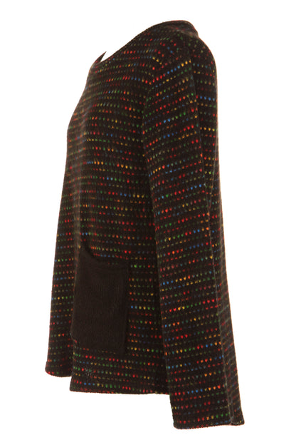 One Pocket Fleck Top