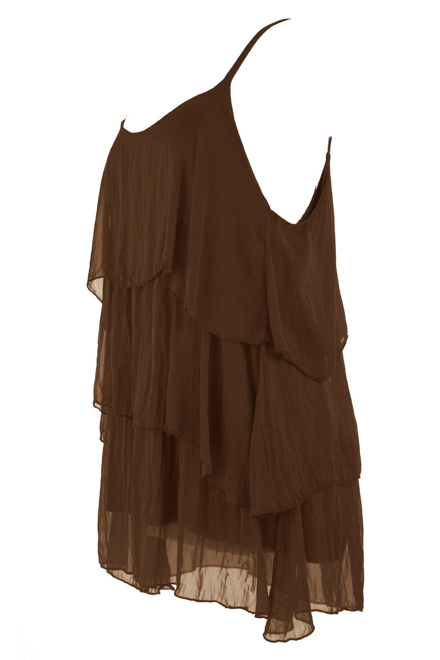 Ruffle Silk Top