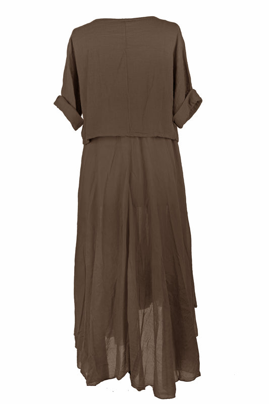 2 Piece Flare Dress