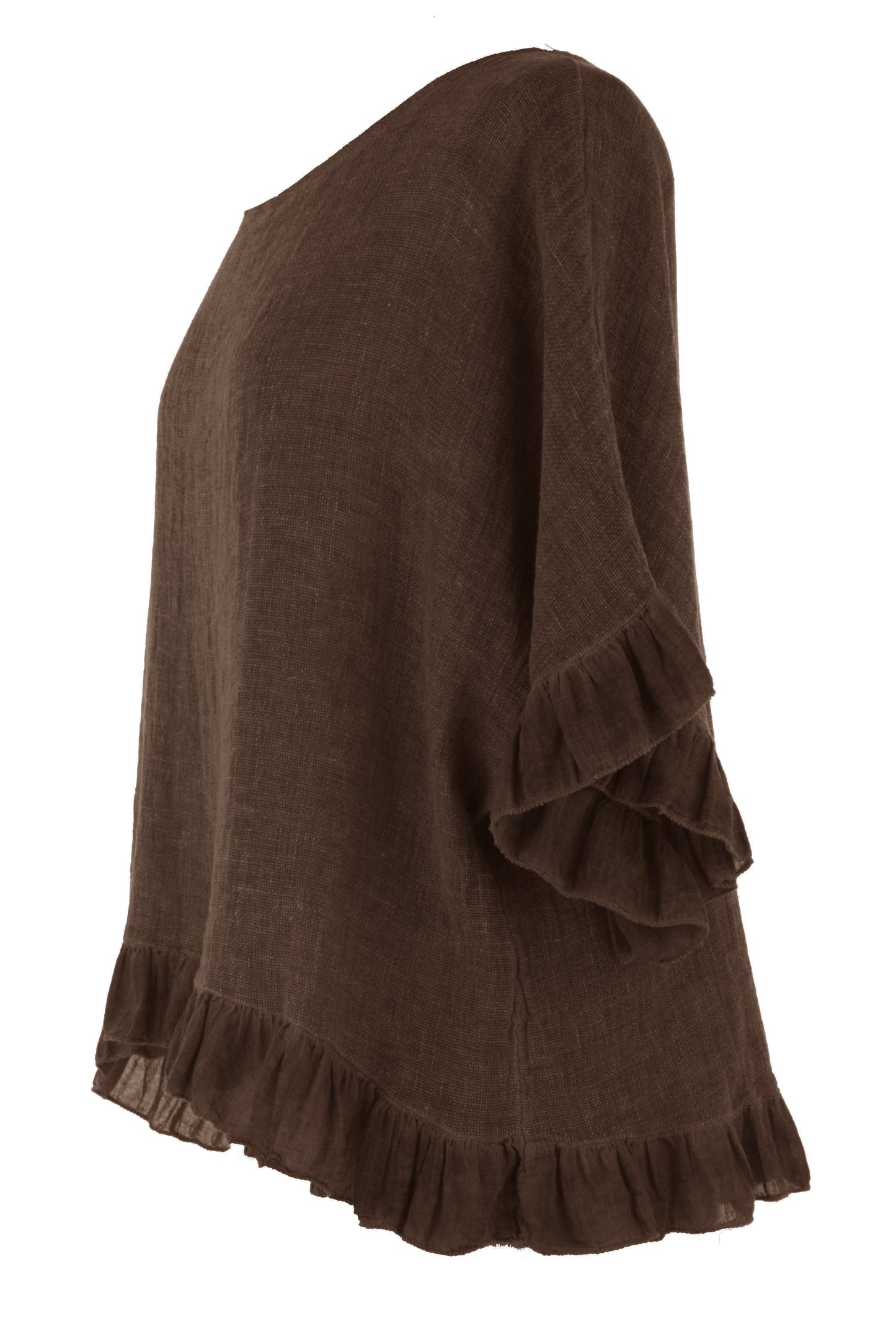 Frill Hem Teabag Top