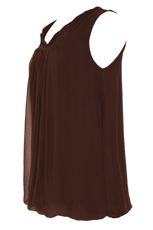 Puffball Silk Vest