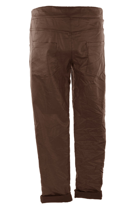 Faux Leather Trouser