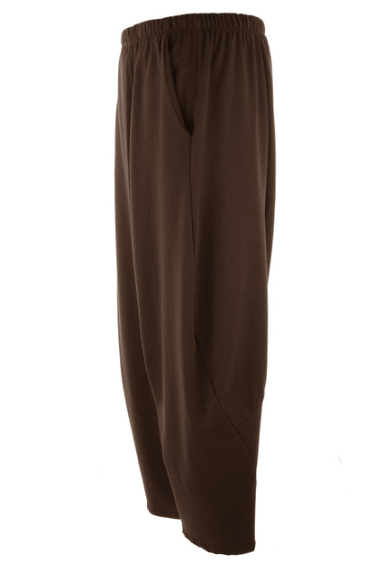 Barrel Leg Jersey Trouser