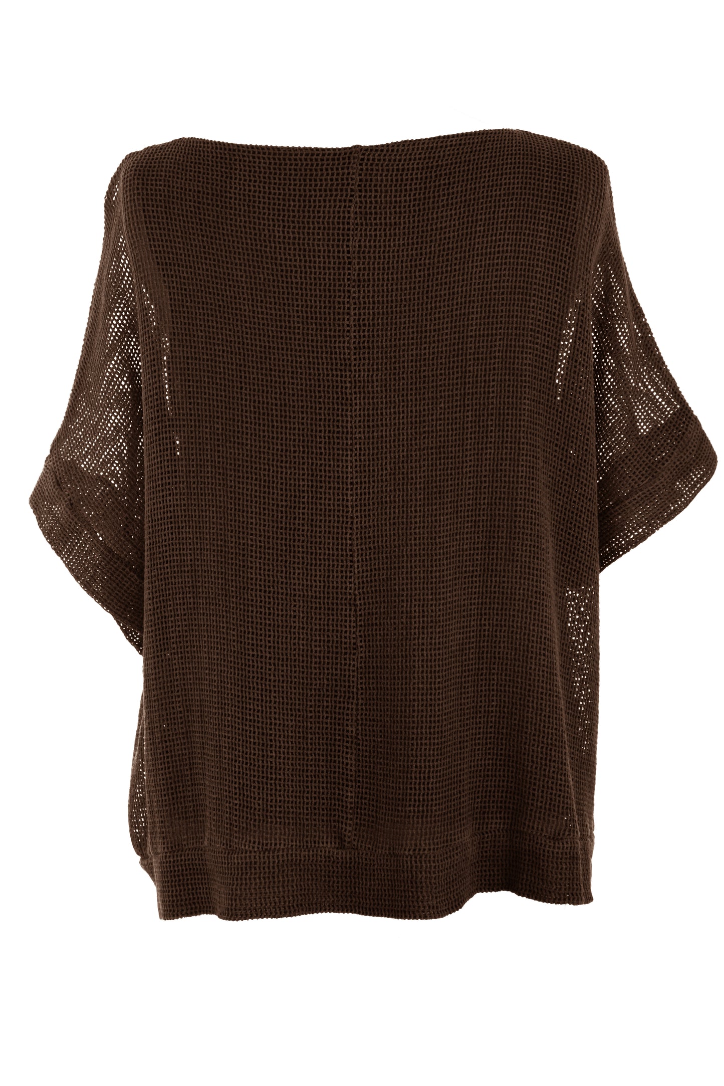 Tie Ruched Detail Mesh Top