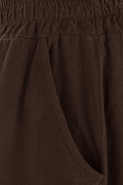Wide Leg Corduroy Trouser