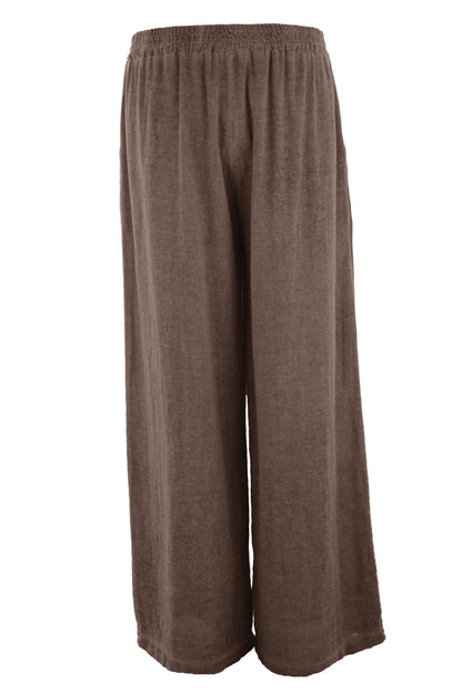 2 Crochet Pocket Linen Trouser