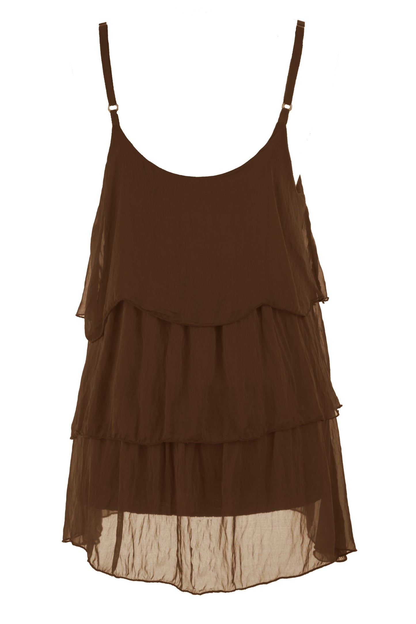 Ruffle Silk Top
