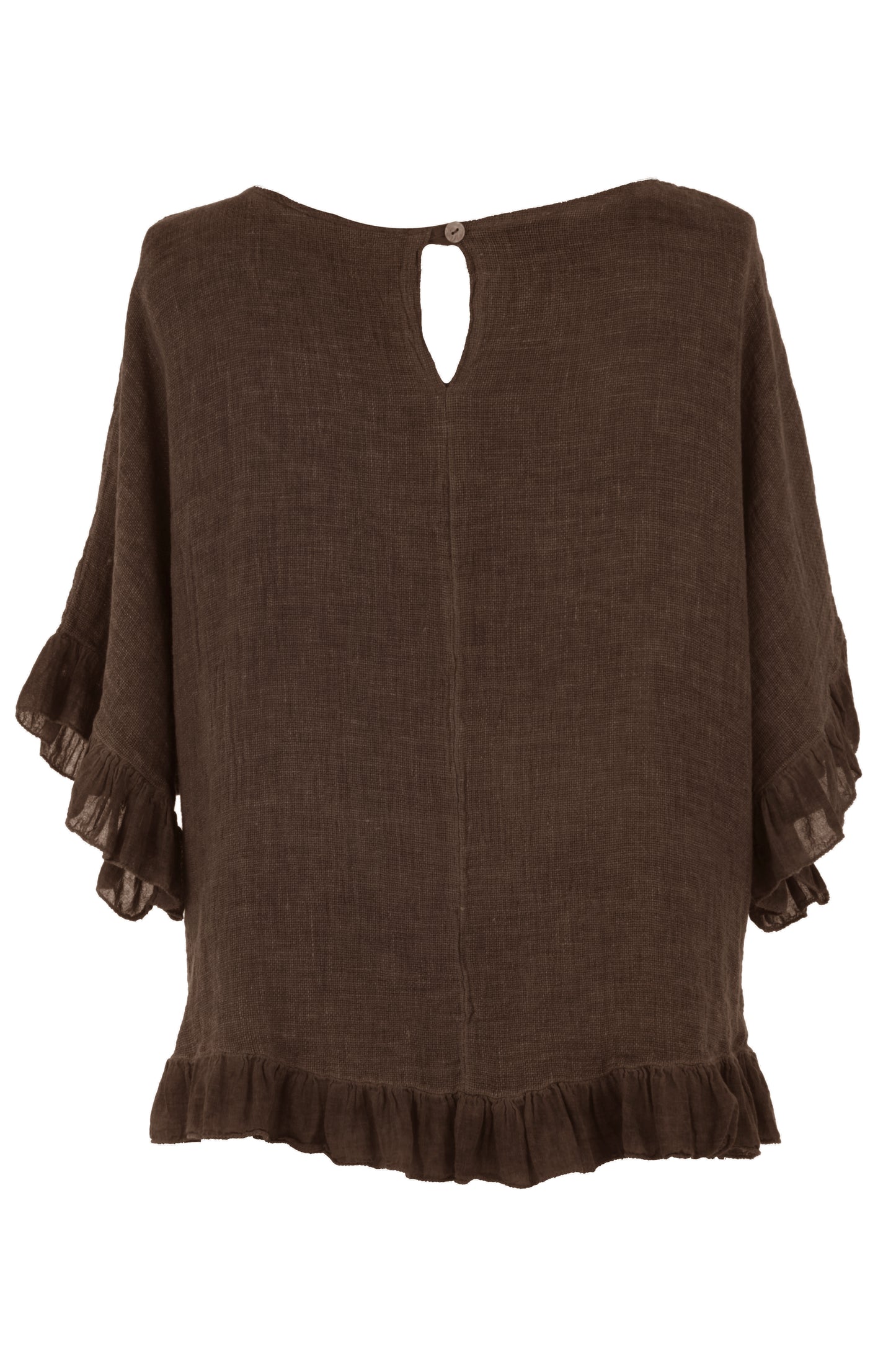 Frill Hem Teabag Top