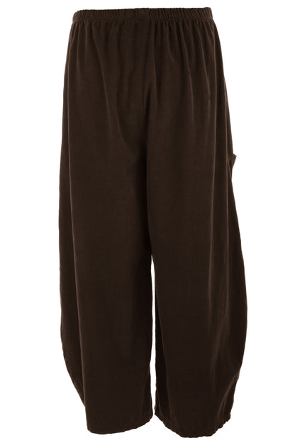2 Slit Pocket Barrel Leg Corduroy Trouser