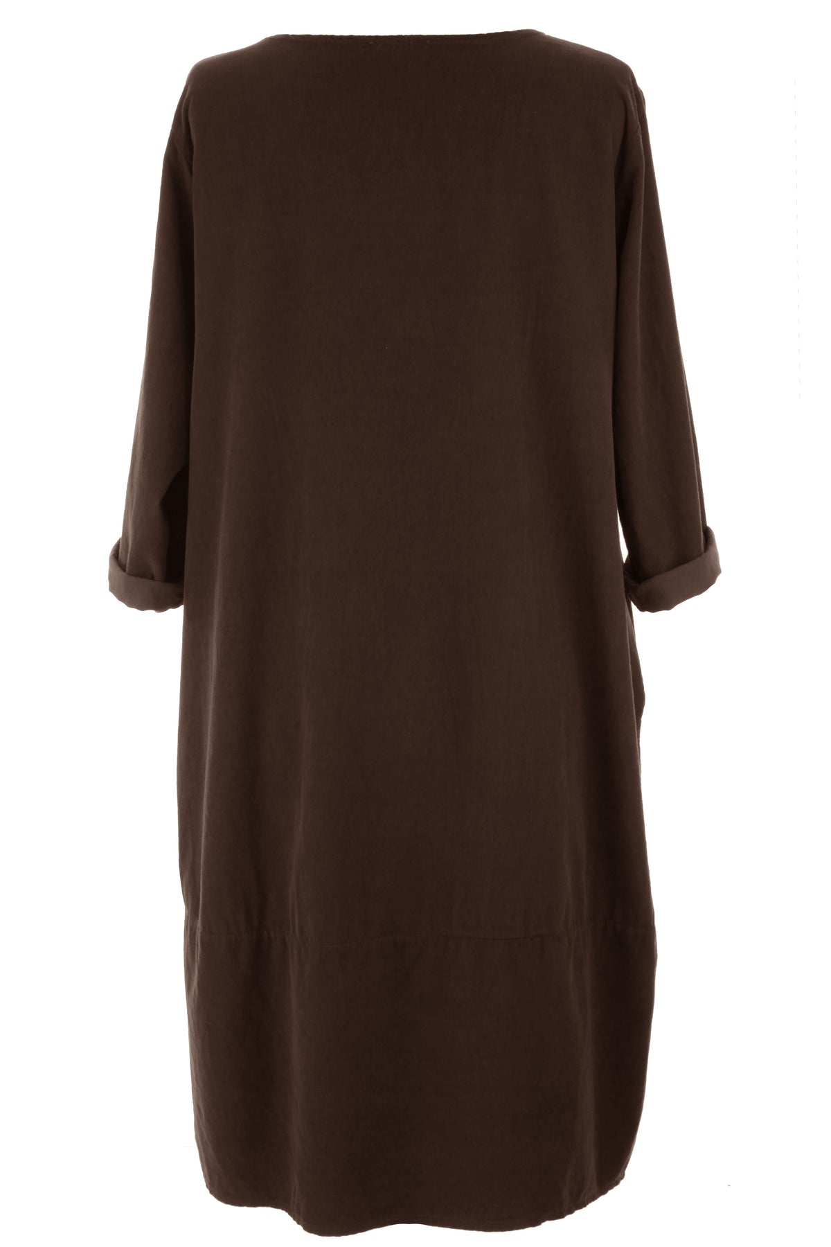 3/4 Sleeve Corduroy Dress