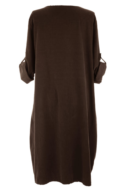 2 Pocket Corduroy Midi
