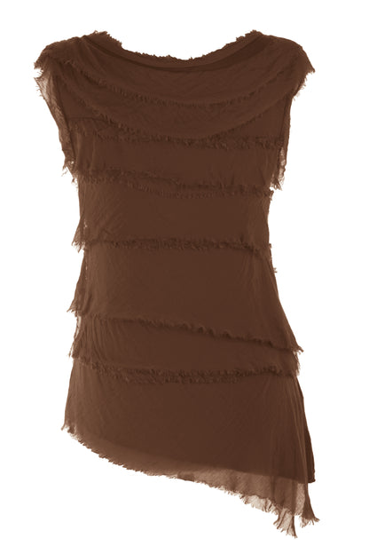 Sleeveless Rara Silk Top