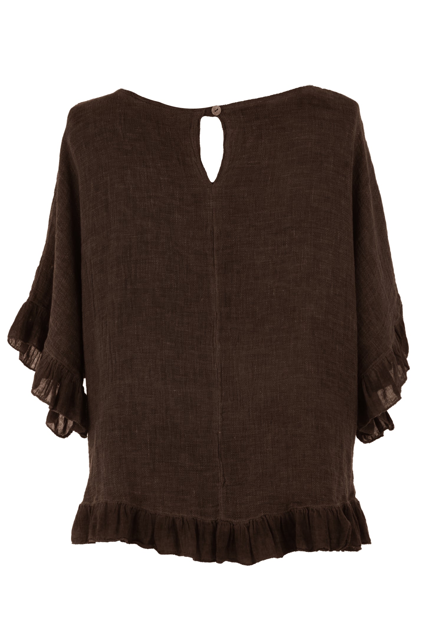 Frill Hem Teabag Top