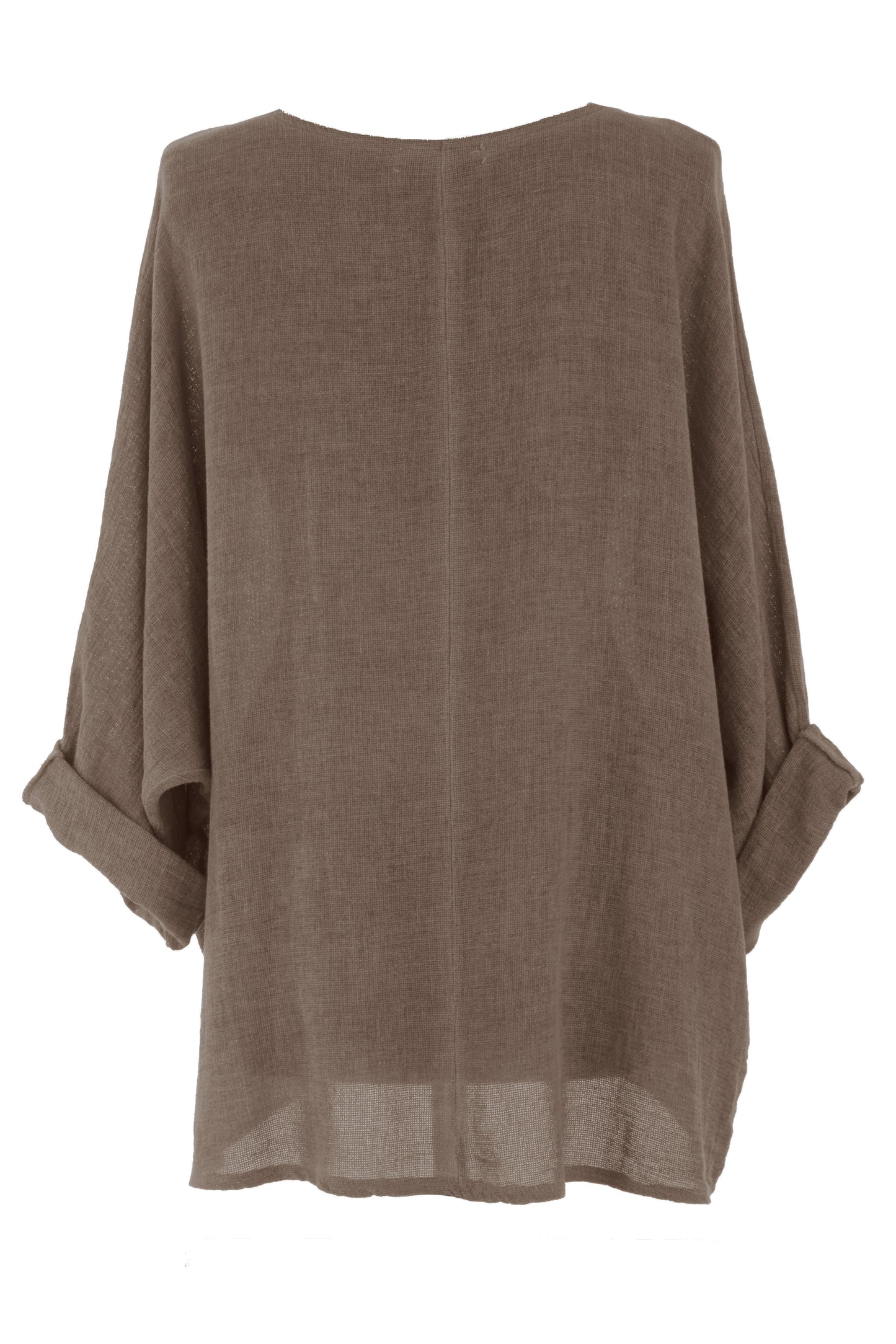 One Button Linen Cardigan