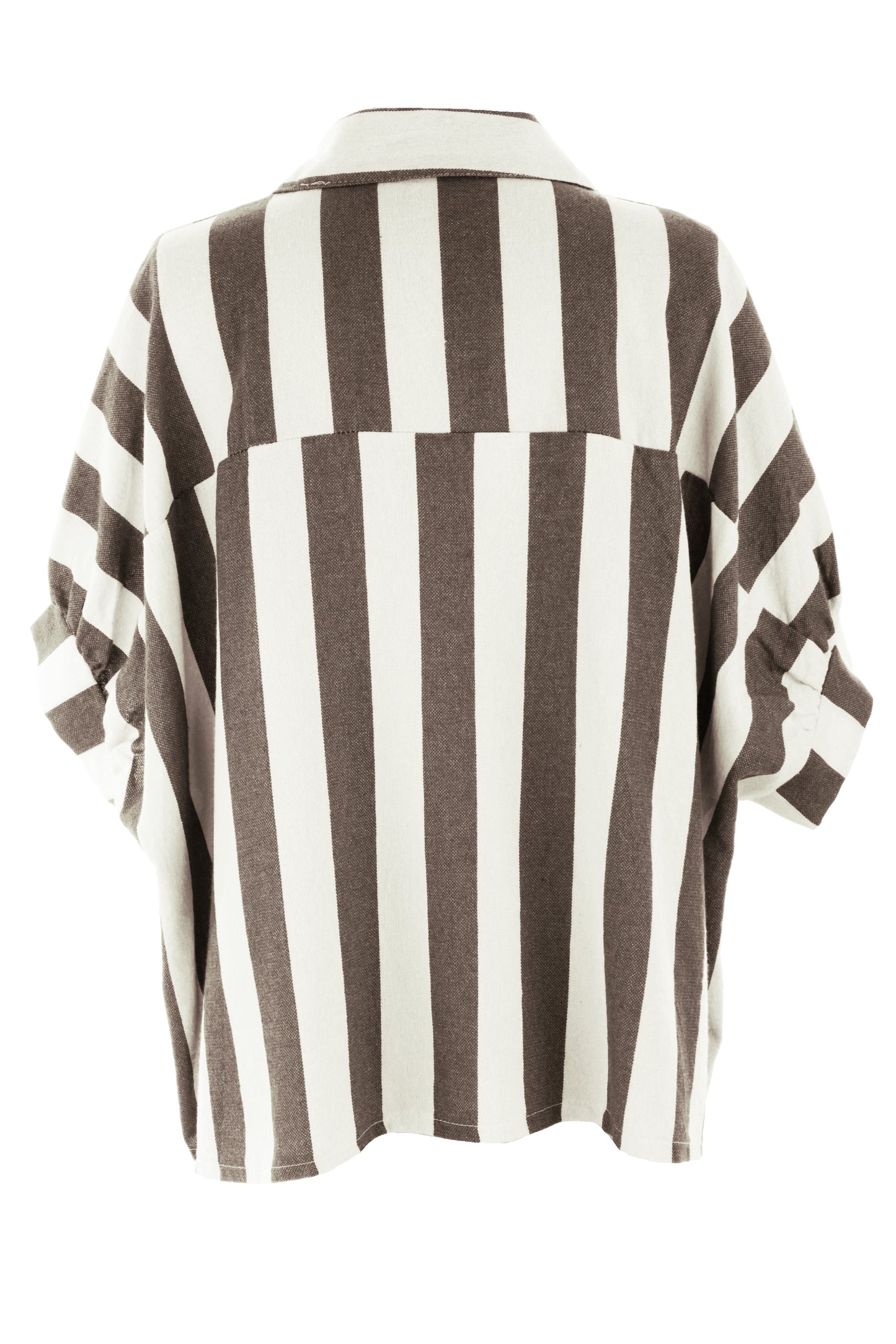 Woven Stripe Cotton Shirt