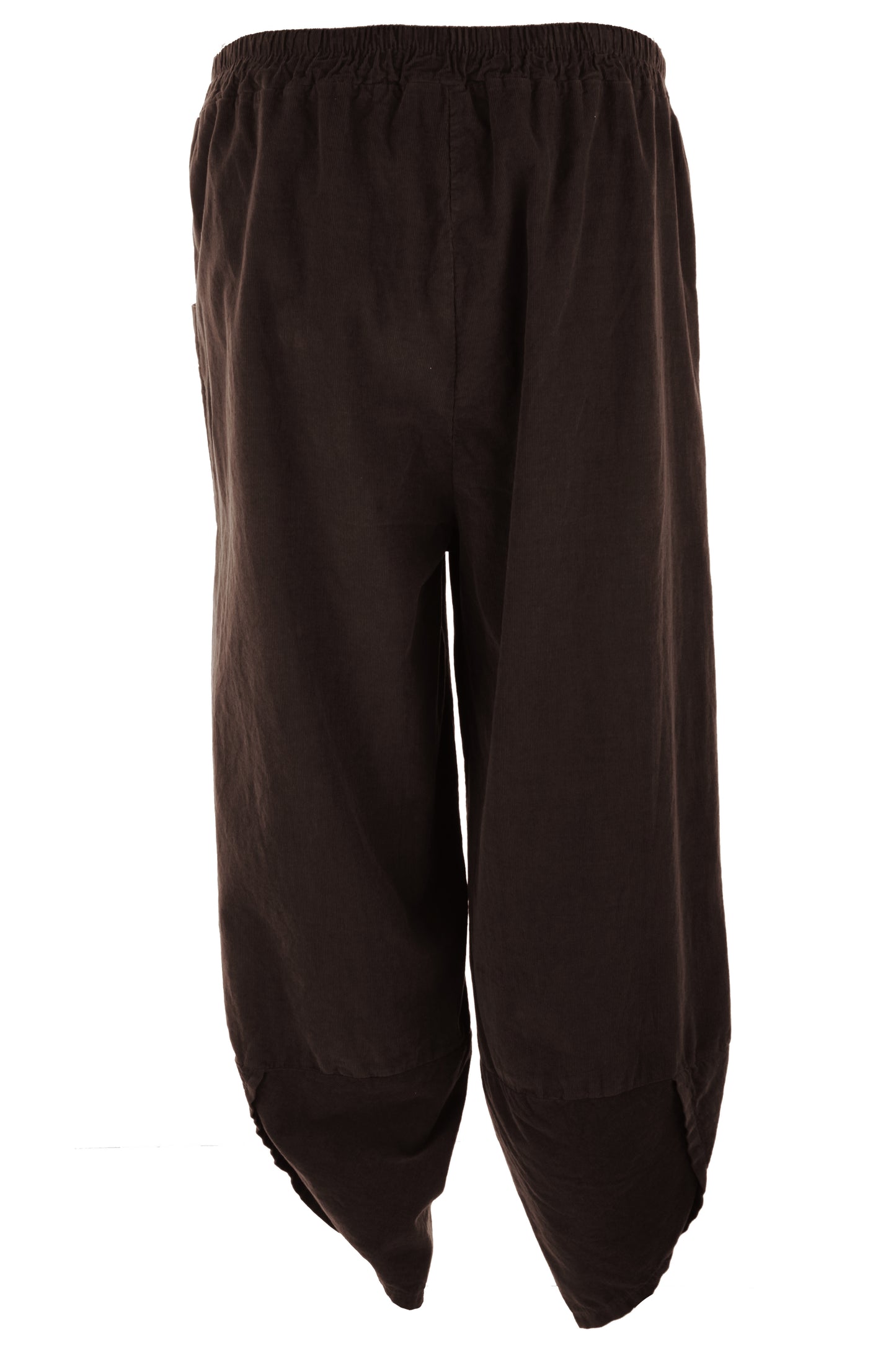 Tulip Ankle Barrel Leg Corduroy Trouser