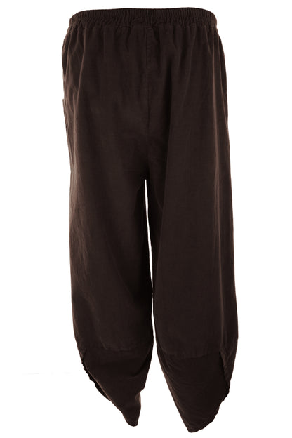 Tulip Ankle Barrel Leg Corduroy Trouser
