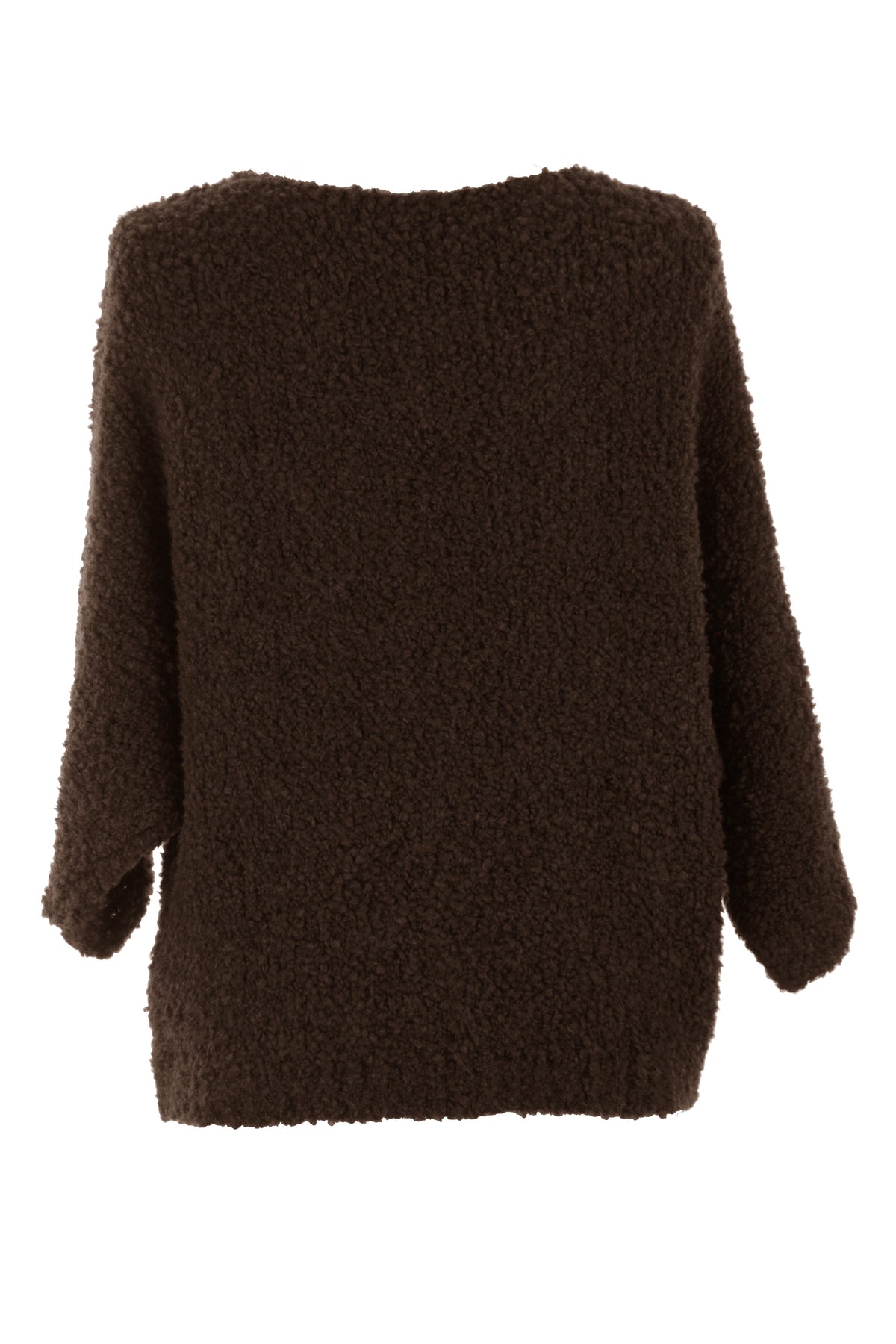 V Neck Boucle Jumper