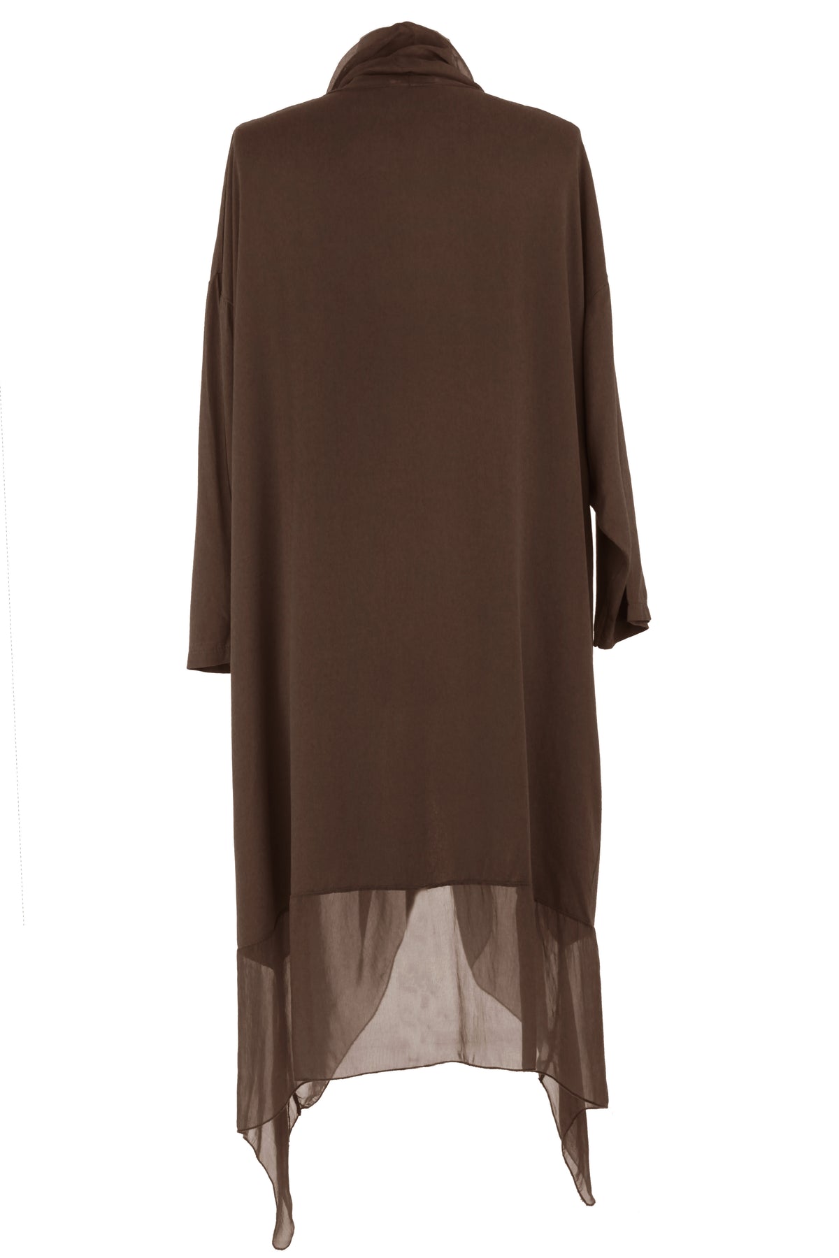 Crossover Silk Panel Tunic