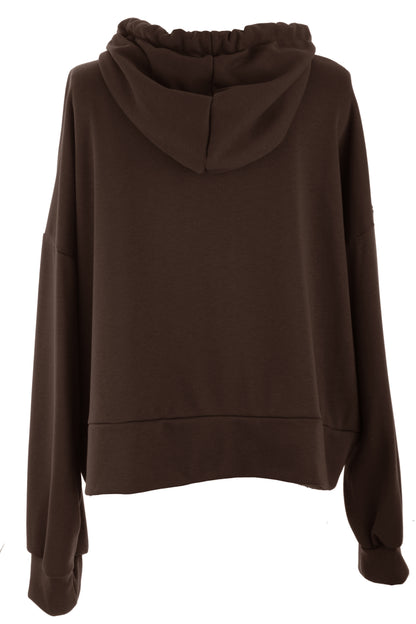 Rope Drawstring Hooded Sweatshirt