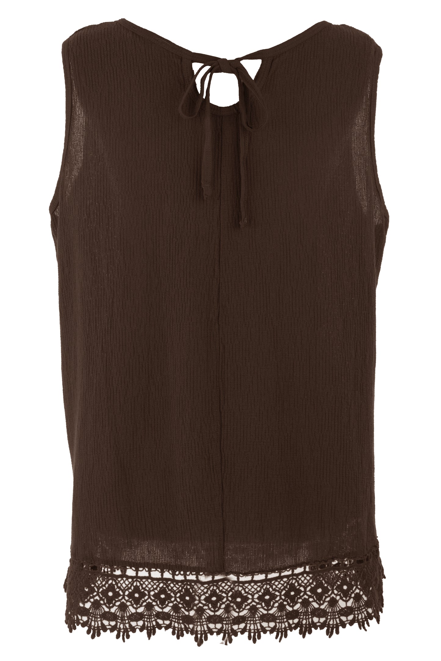 Crochet Trim Teabag Cotton Top