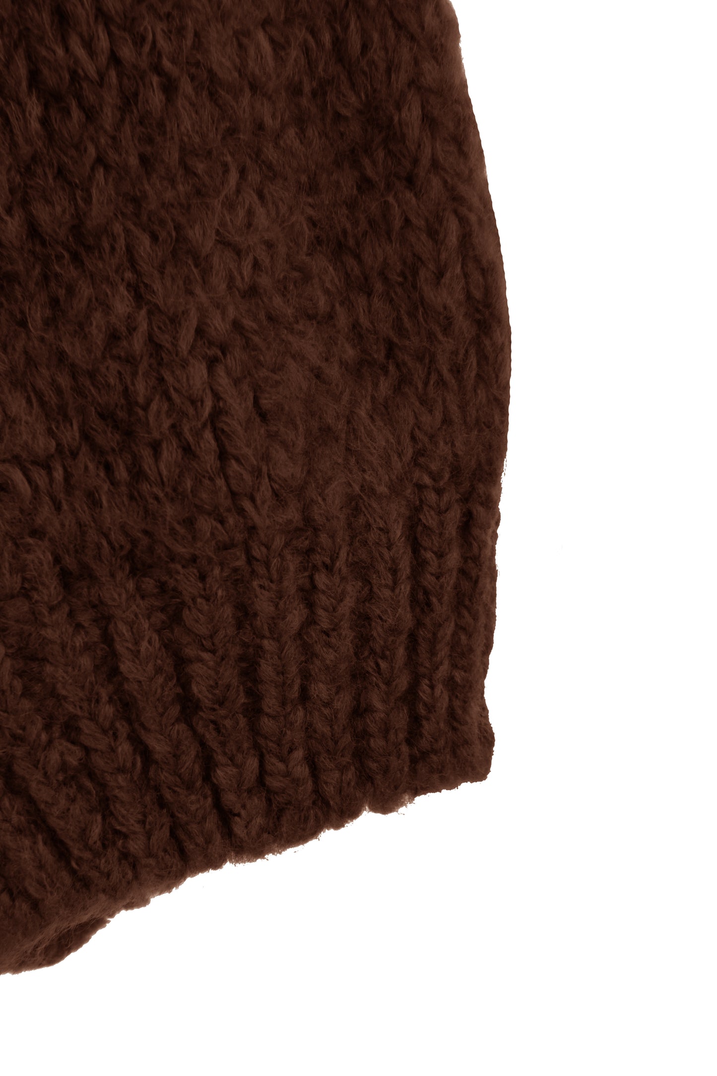 Lace Up Neck Wool Knit Jumper