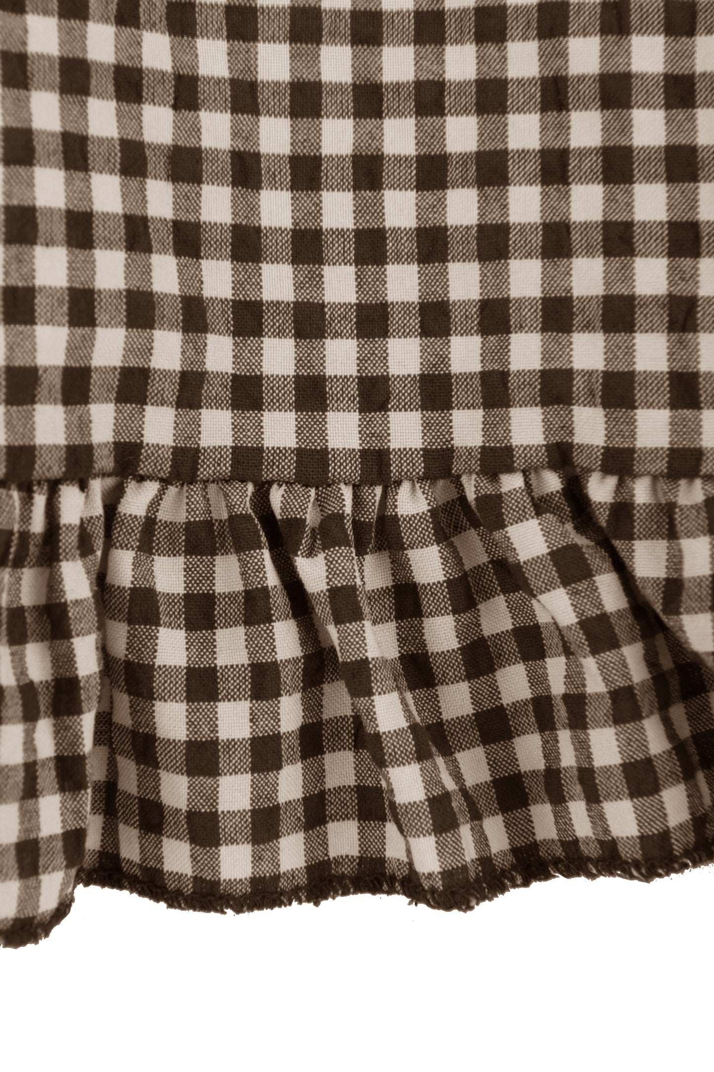 Sleeveless Gingham Top