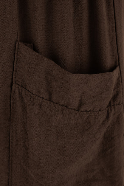 2 Pocket Ankle Length Barrel Leg Trouser