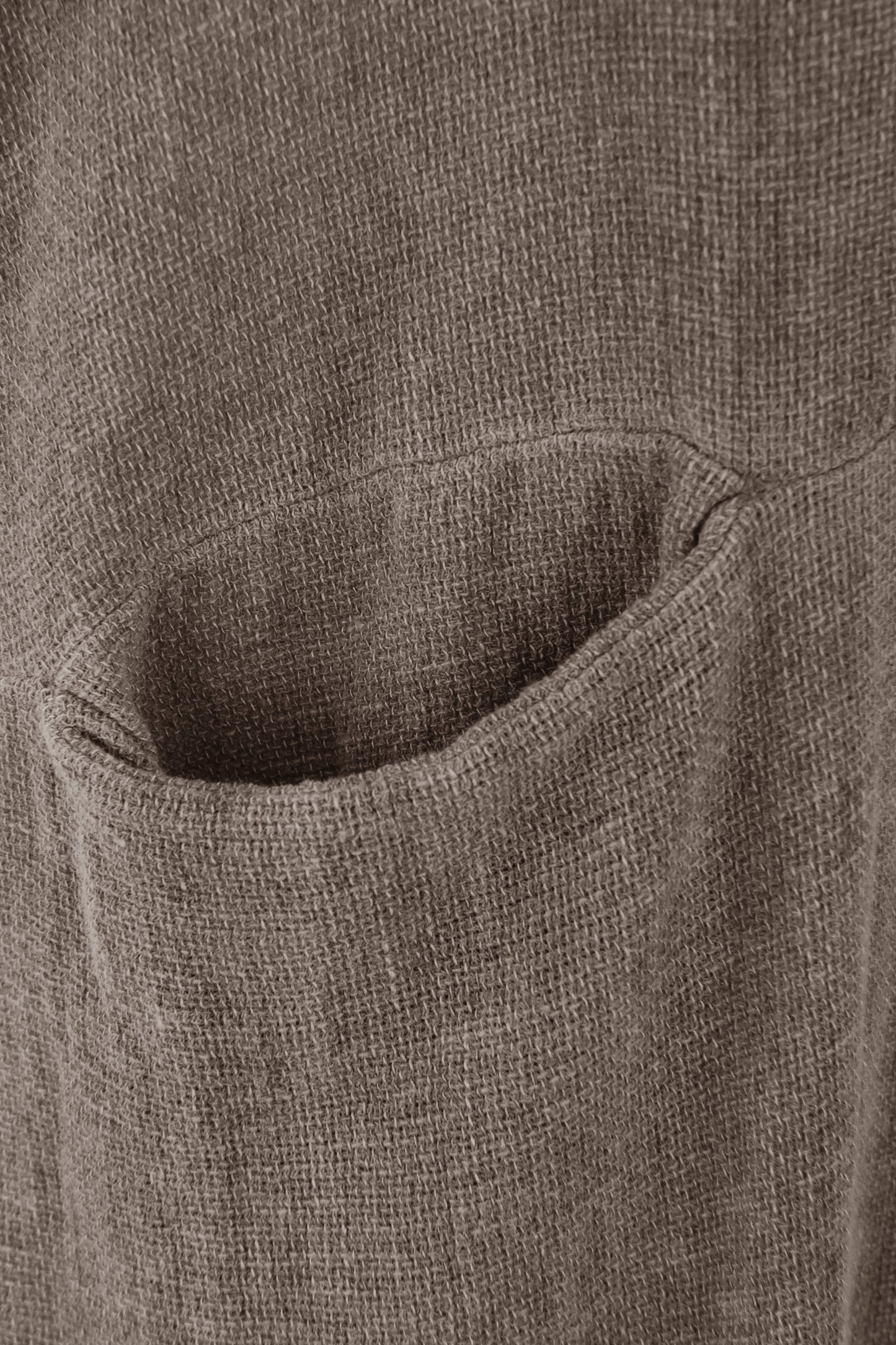 Hopsack Linen Dungaree