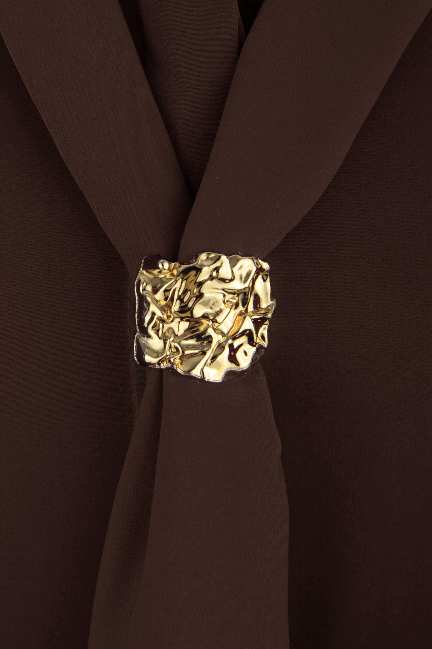 3 Piece Broach Scarf Shirt
