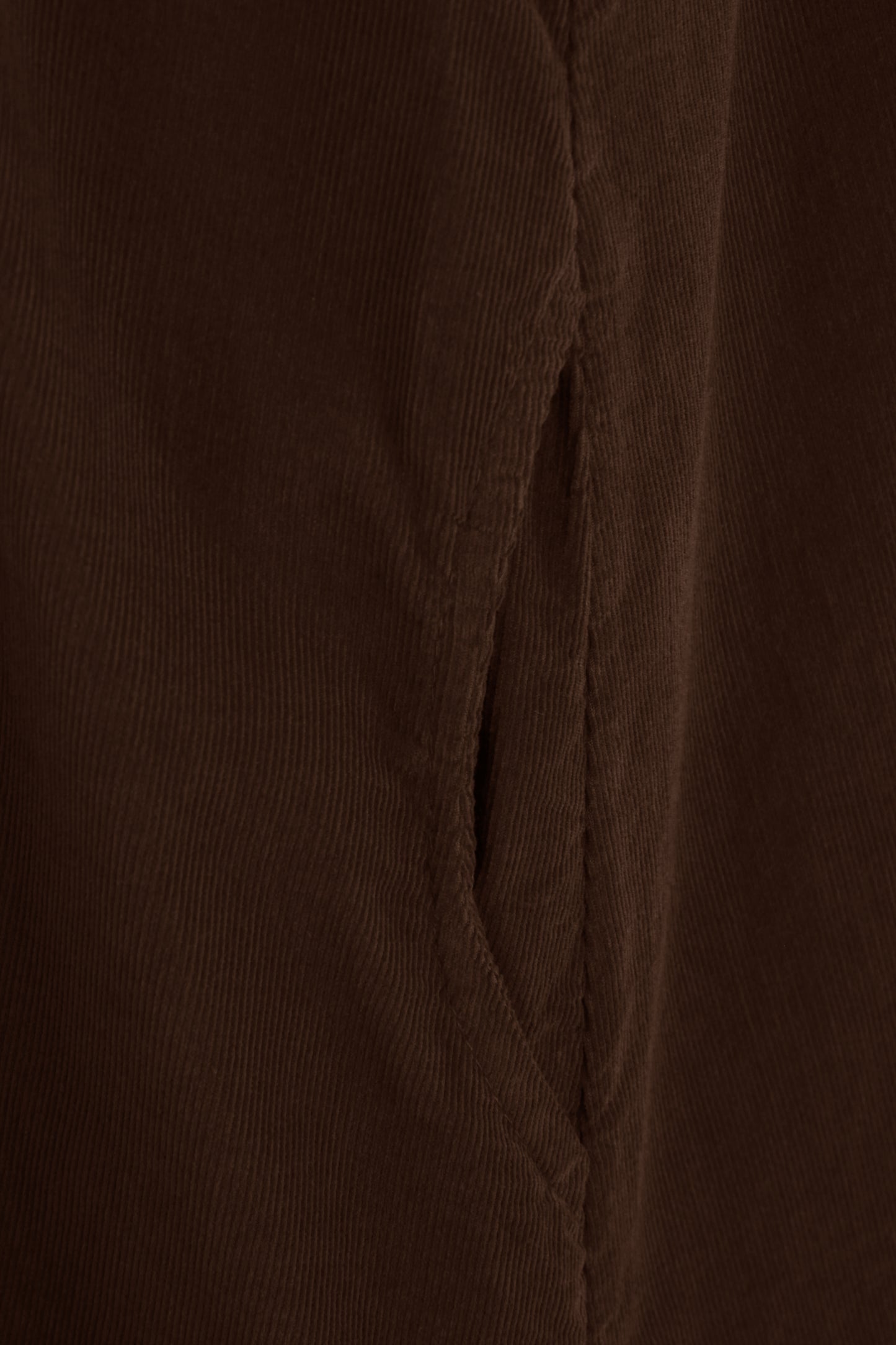 Corduroy Pinafore Midi Dress