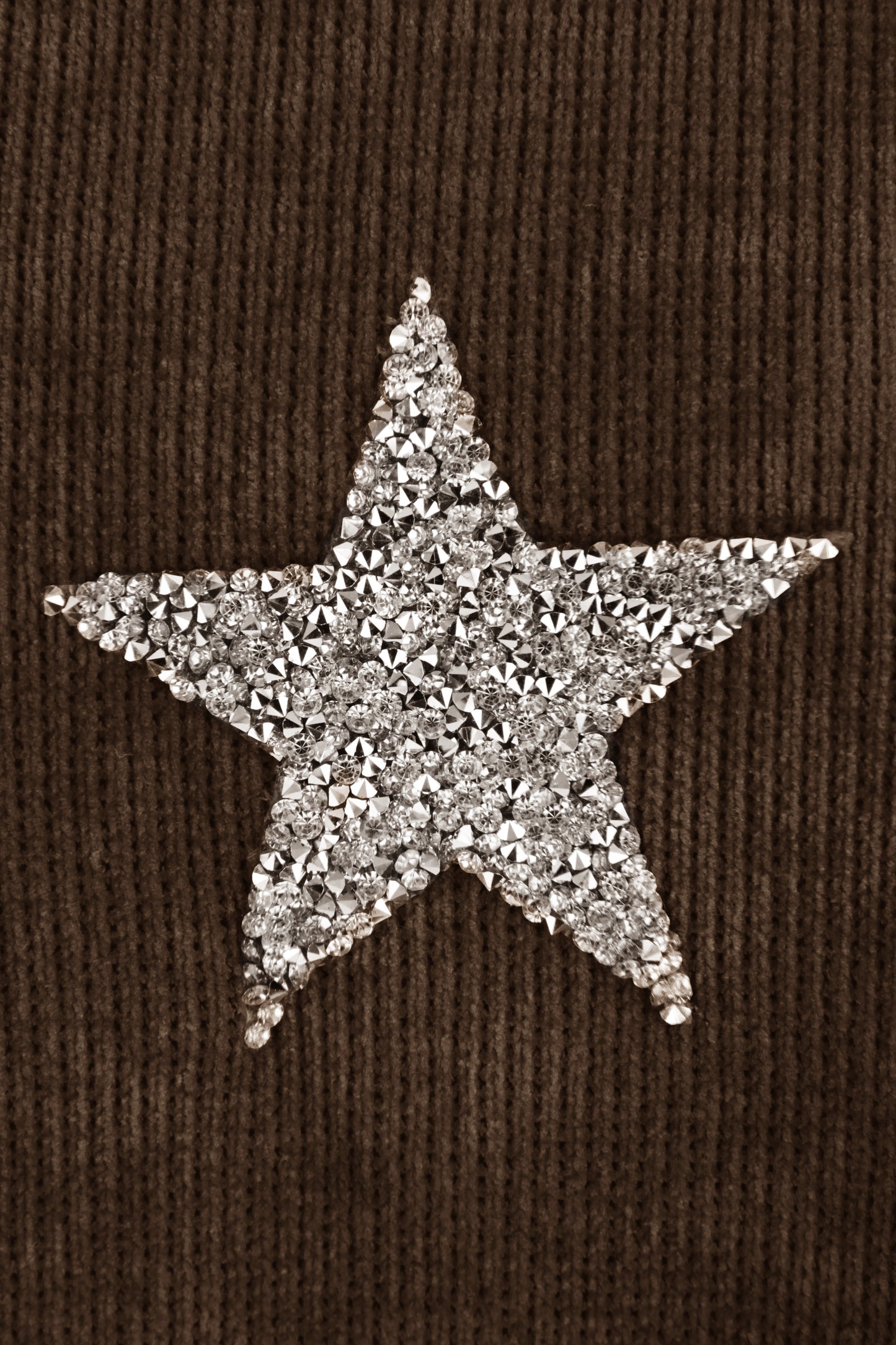 Star Detail Chenille Top