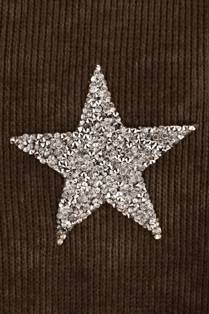 Star Detail Chenille Top