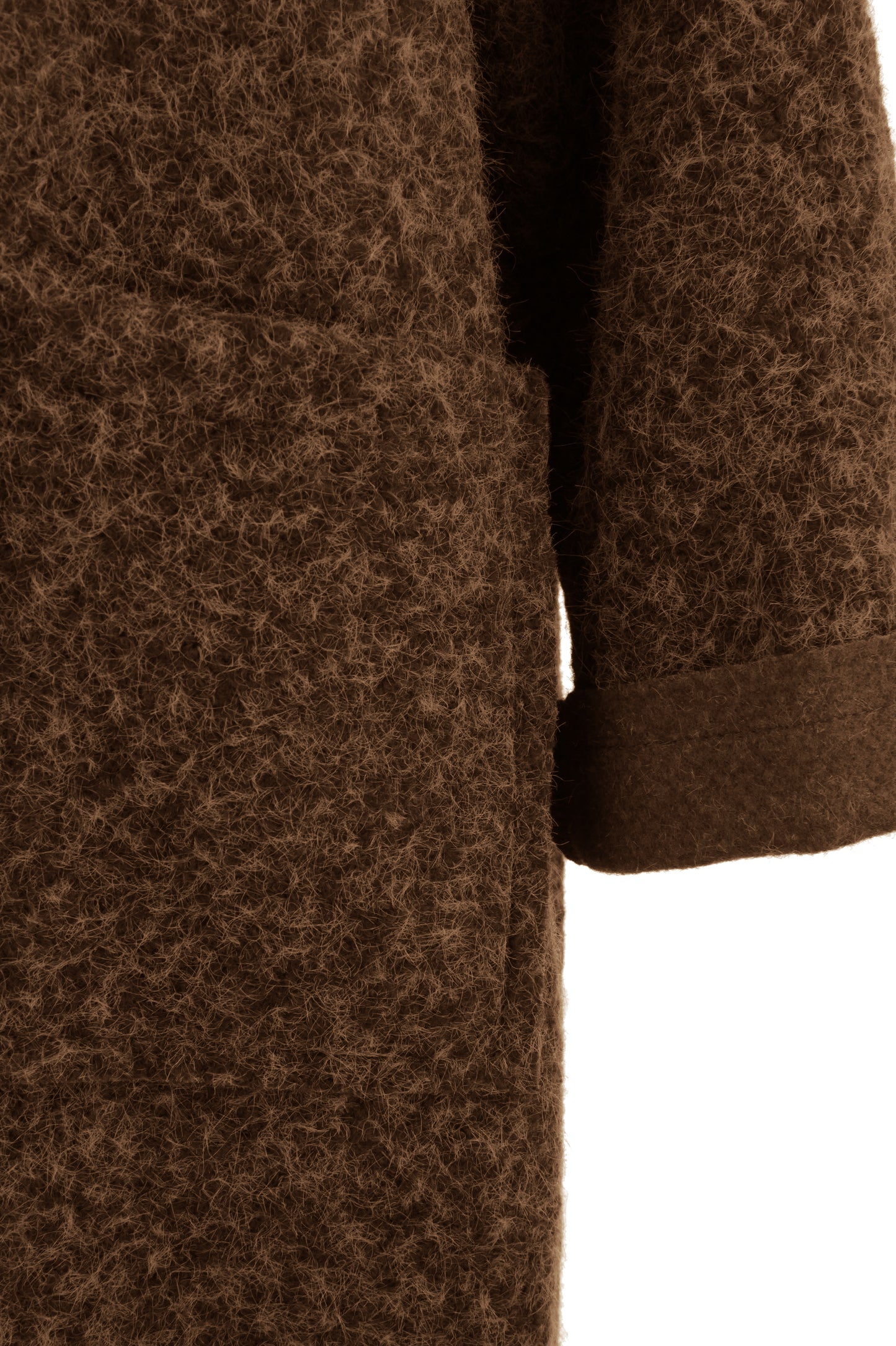 Collar 2 Button Textured Coat