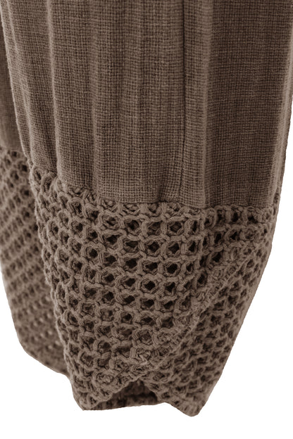 2 Crochet Pocket Barrel Leg Teabag Trouser