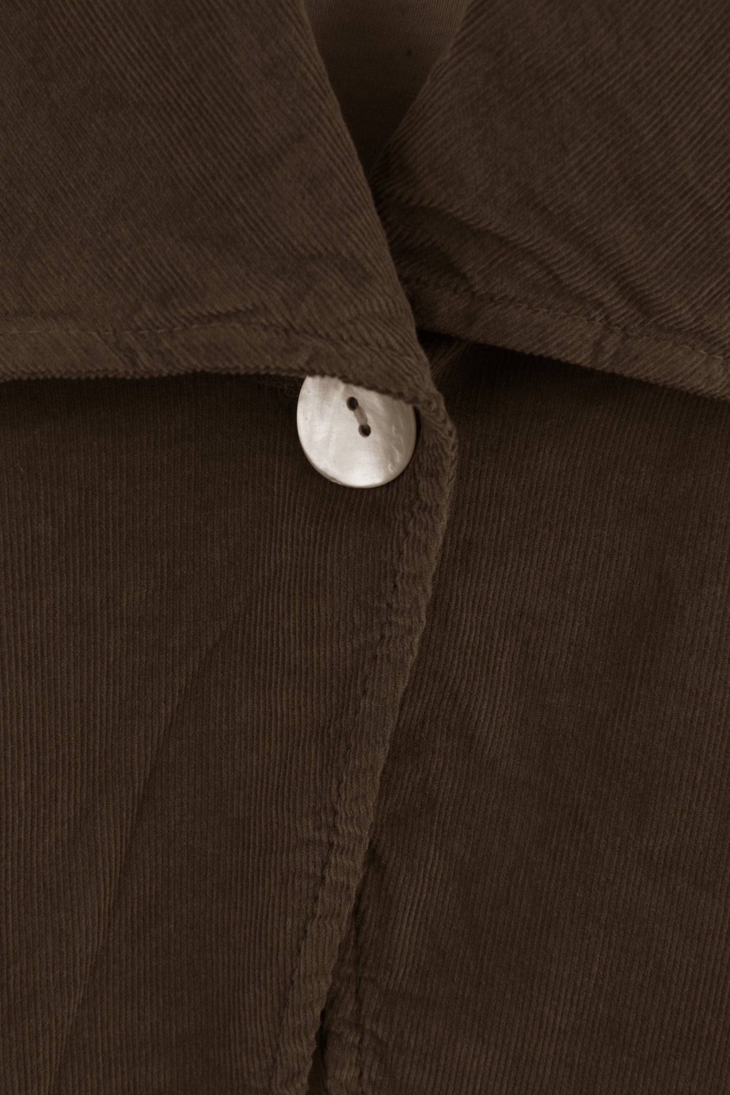 One Button Corduroy Jacket