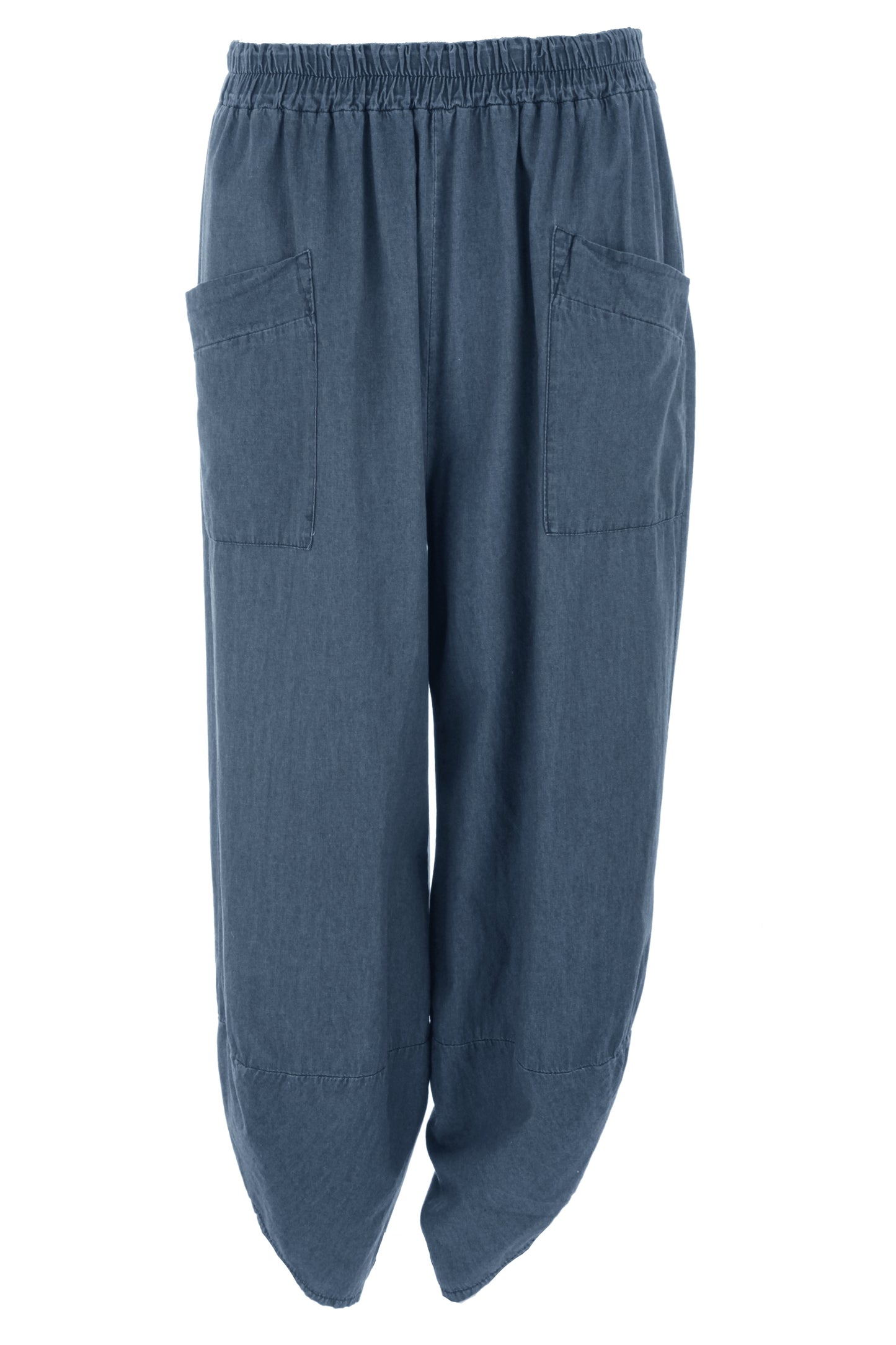Barrel Leg Denim Trouser