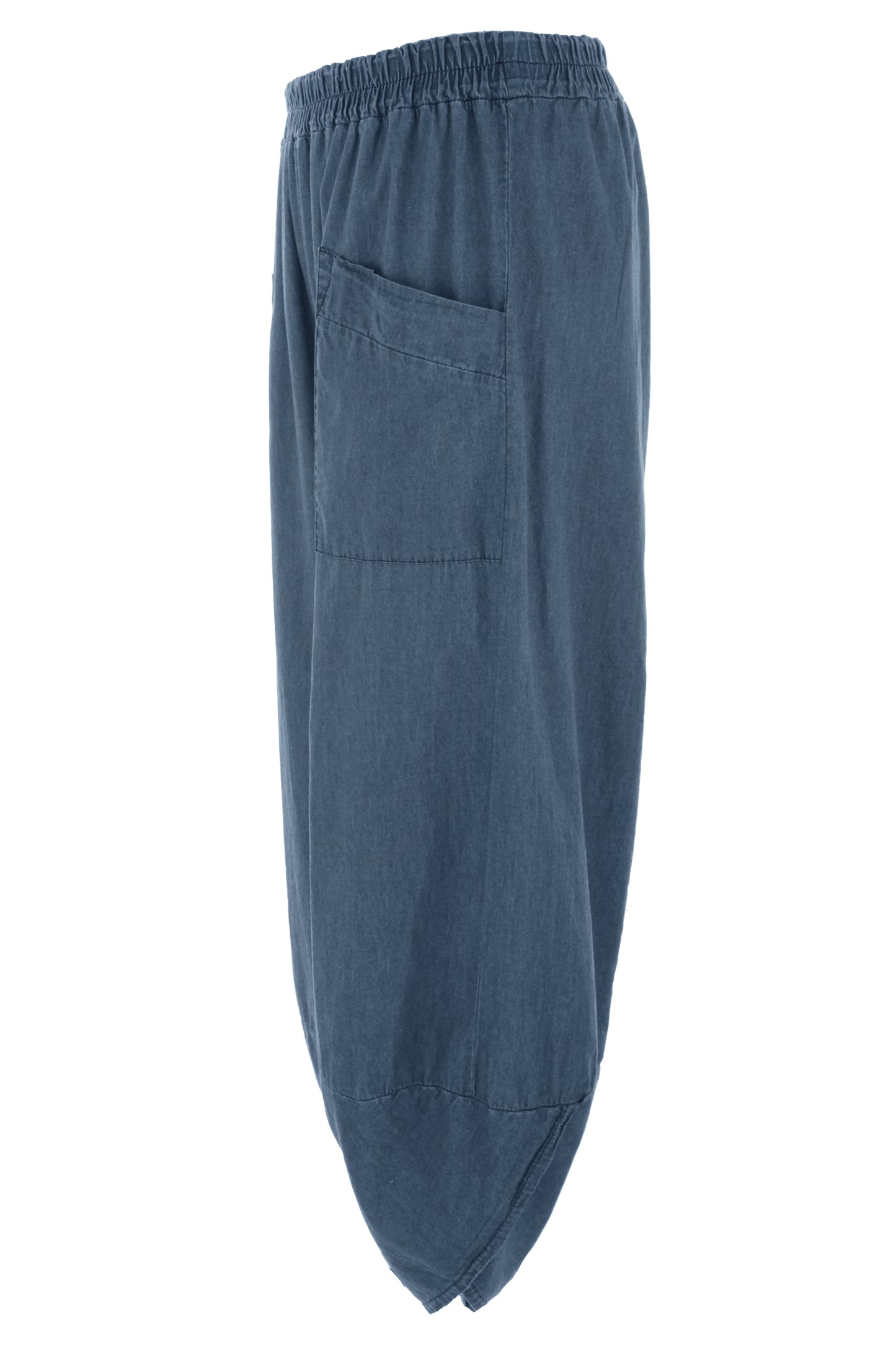 Barrel Leg Denim Trouser