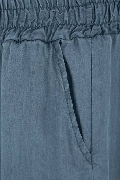 Plain Denim Shorts
