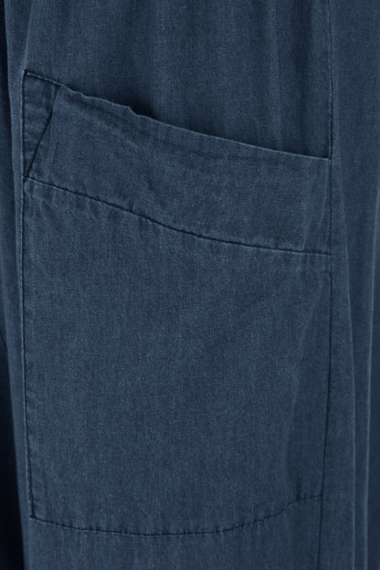 Barrel Leg Denim Trouser