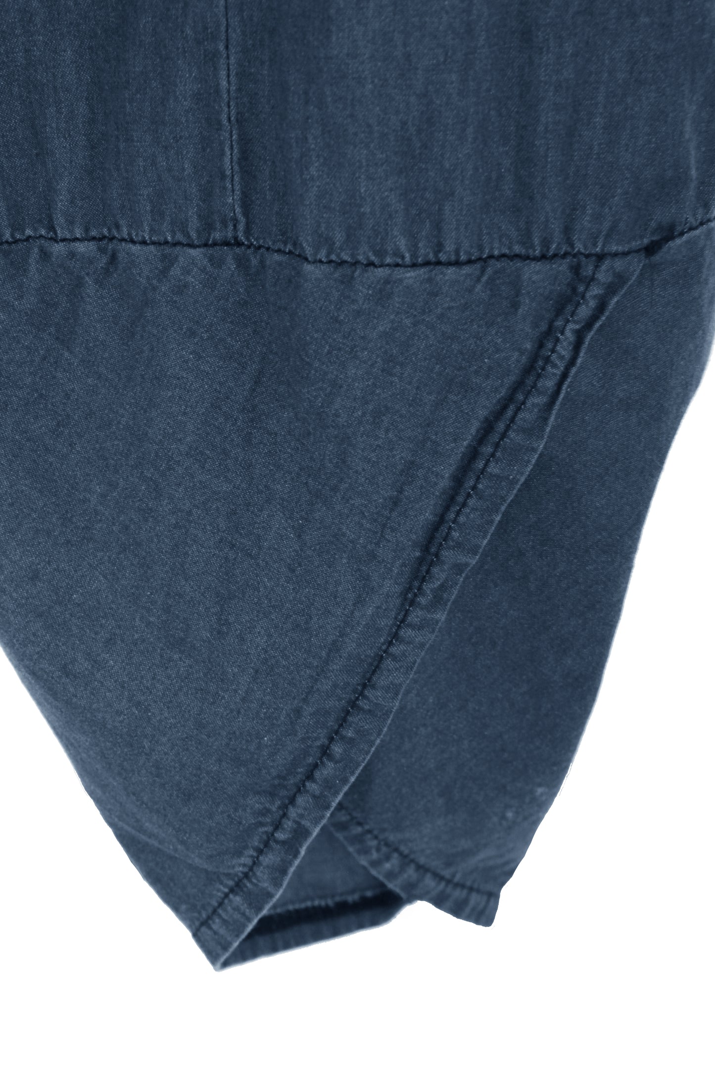 Barrel Leg Denim Trouser