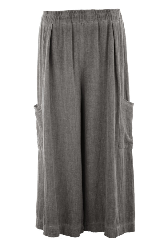 Teabag Linen Cropped Length Trouser