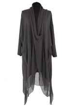 Load image into Gallery viewer, Crossover Silk Panel Tunic
