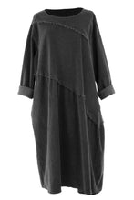 Load image into Gallery viewer, Frayed Detail Corduroy Dress
