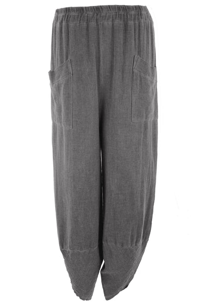 2 Pocket Barrel Leg Teabag Trouser