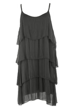Load image into Gallery viewer, Ruffle Silk Dress

