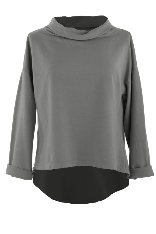 Cowl Neck Jersey Top