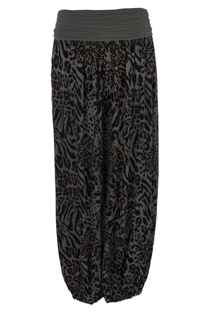 Leopard Print Harem Trouser