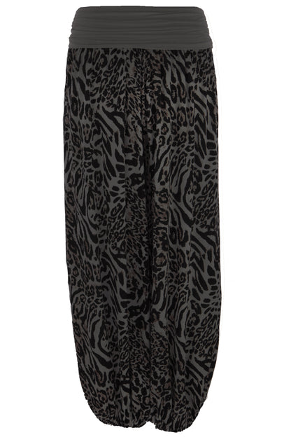 Leopard Print Harem Trouser