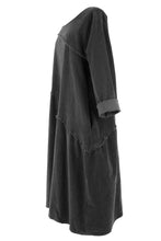 Load image into Gallery viewer, Frayed Detail Corduroy Dress
